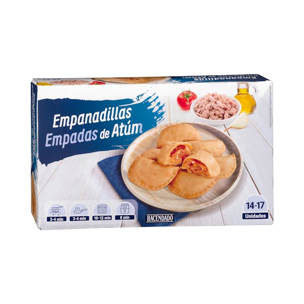 Empanadillas de atún Hacendado ultracongeladas mercadona