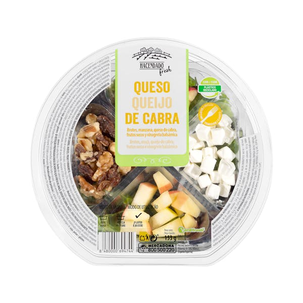 Ensalada queso de cabra mercadona