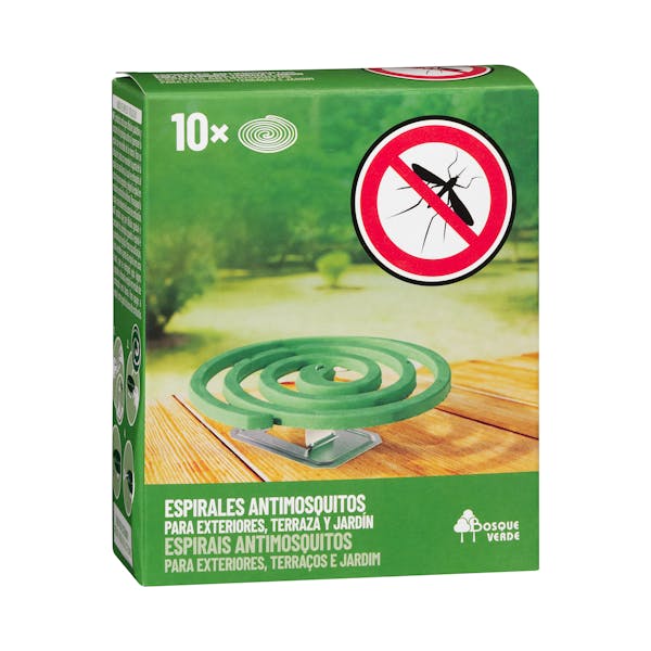 Espirales antimosquitos Bosque Verde para exteriores mercadona