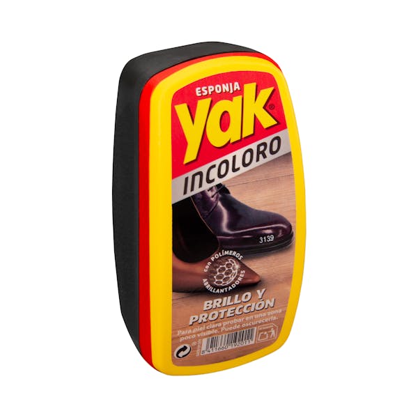 Esponja de calzado incoloro brillo y protección Yak mercadona