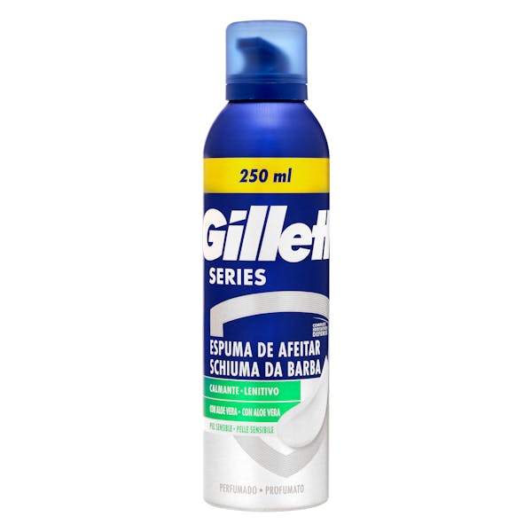 Espuma de afeitar piel sensible Gillette con aloe vera mercadona