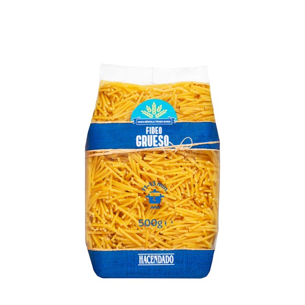 Fideo grueso Hacendado mercadona