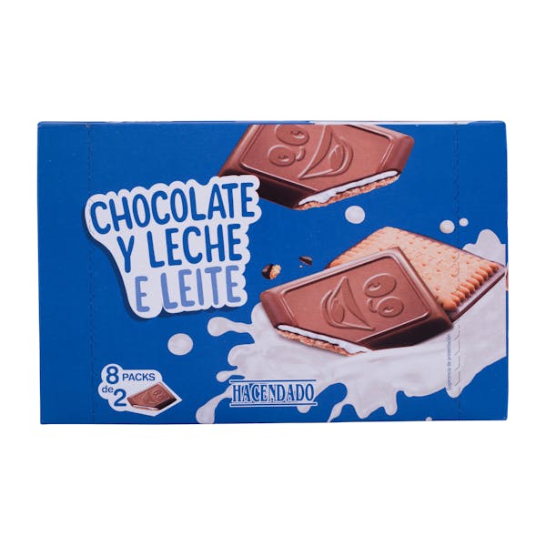 Galletas con chocolate y crema de leche Hacendado mercadona