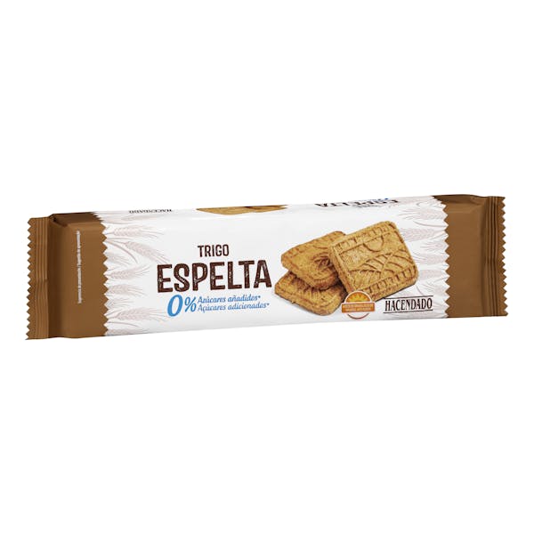Galletas de espelta Hacendado 0% azúcares añadidos mercadona