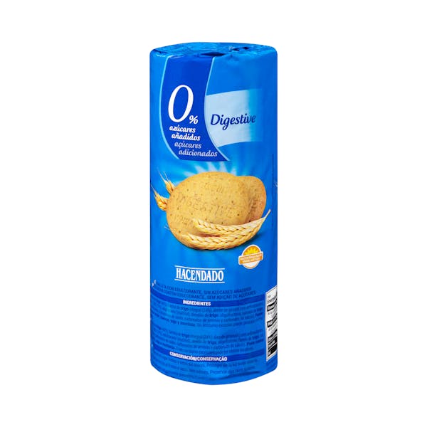 Galletas Digestive 0% azúcares añadidos Hacendado mercadona
