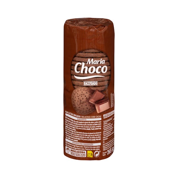 Galletas María choco Hacendado mercadona