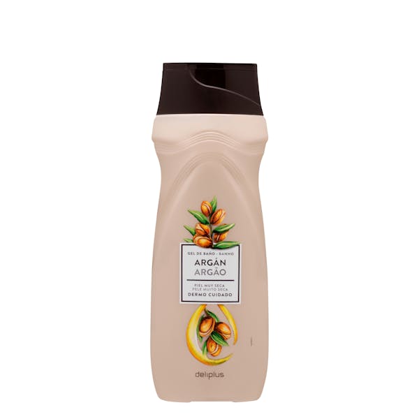 Gel de baño argán Deliplus piel muy seca mercadona