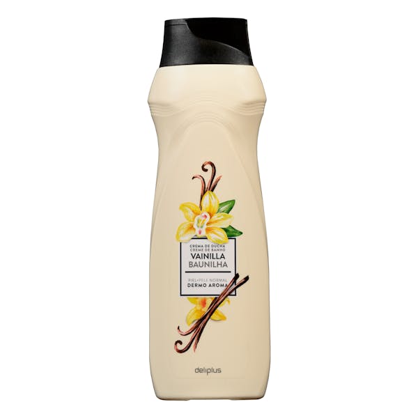 Gel de baño crema vainilla Deliplus piel normal mercadona