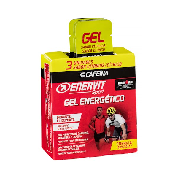Gel energético con cafeína Enervit Sport sabor cítricos mercadona