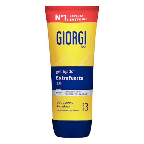 Gel fijador cabello extra fuerte Giorgi fijación 3 mercadona