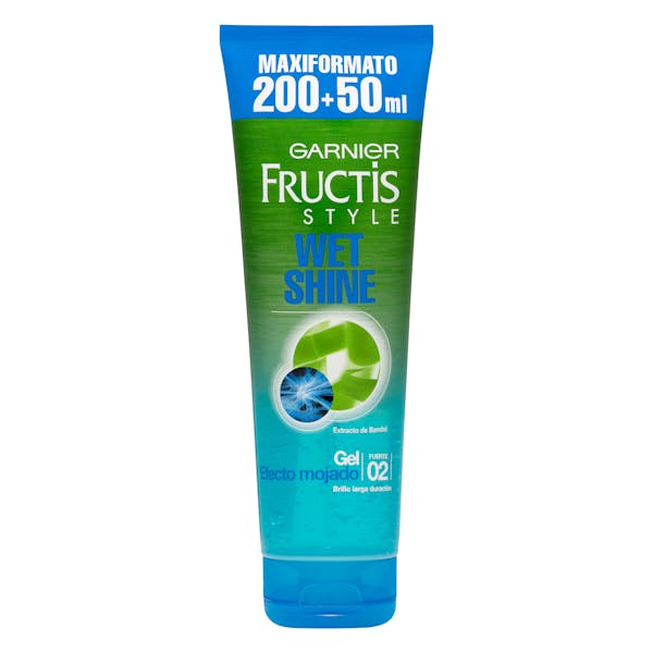 Gel fijador cabello Wet Shine Fructis fuerte 02 mercadona