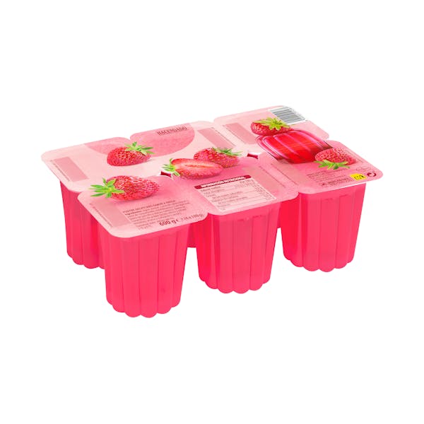 Gelatina sabor fresa Hacendado mercadona