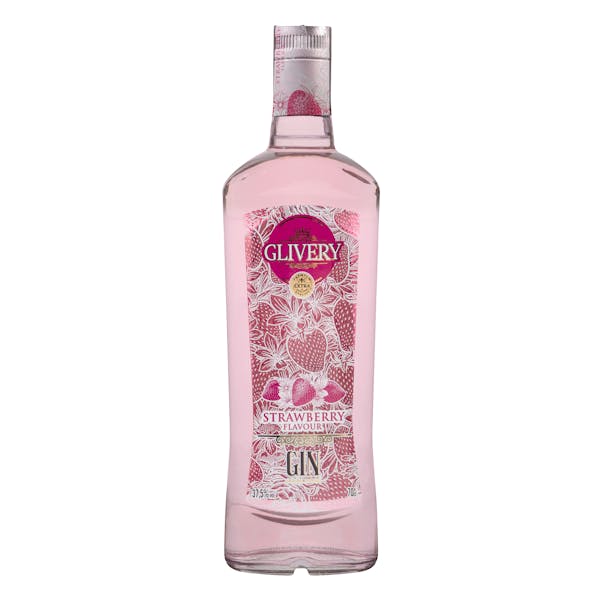 Ginebra strawberry Gin Glivery mercadona