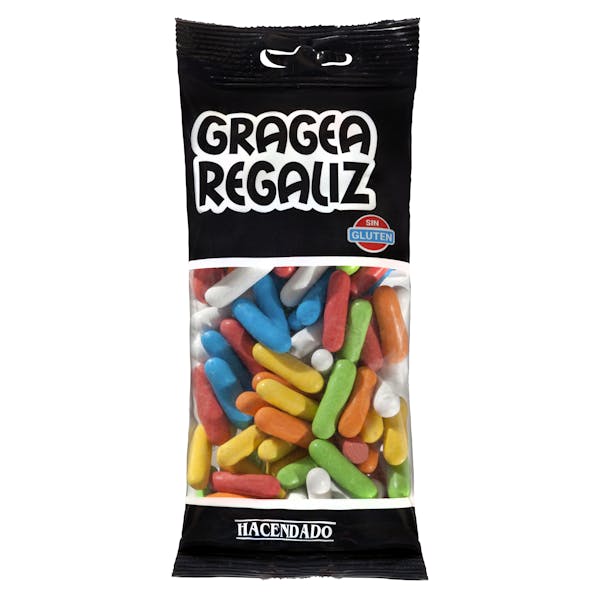 Grageas de regaliz Hacendado mercadona