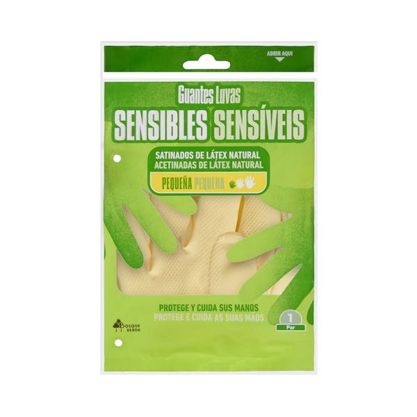 Guantes de látex Bosque Verde talla pequeña mercadona