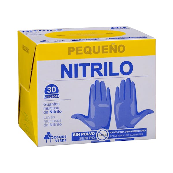 Guantes de nitrilo Bosque Verde talla pequeña mercadona