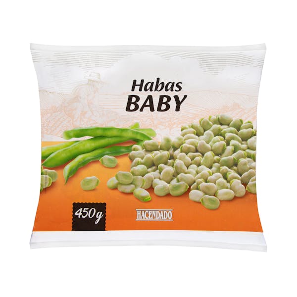 Haba baby Hacendado ultracongelada mercadona