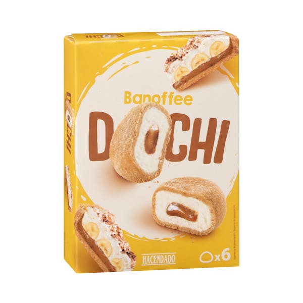 Helado Dochi Banoffee Hacendado de banana y masa de galleta mercadona