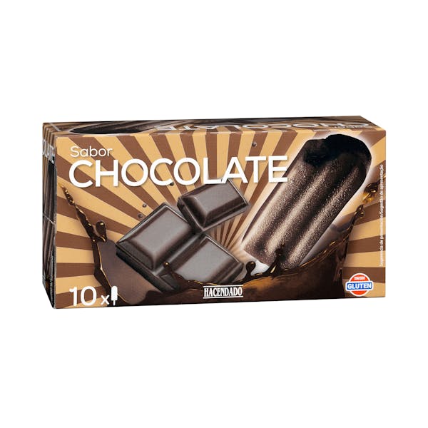 Helado sabor chocolate Hacendado mercadona