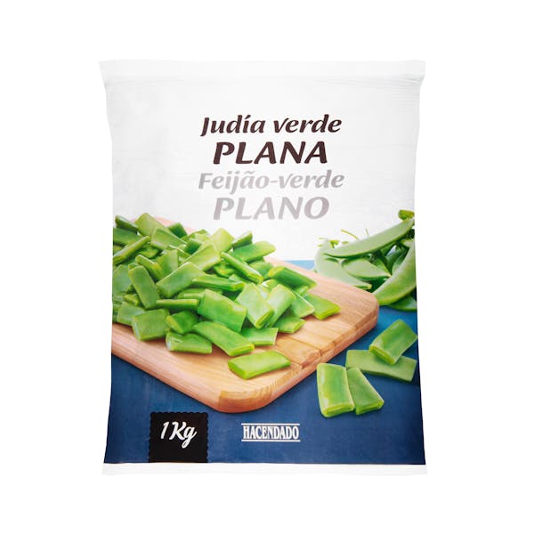 Judía verde plana Hacendado ultracongelada mercadona