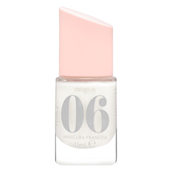 Laca de uñas manicura francesa Deliplus 06 blanco mercadona