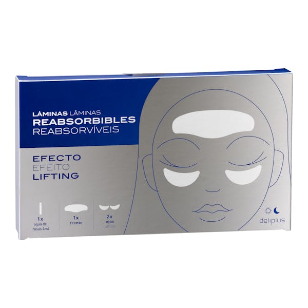 Láminas faciales reabsorbibles efecto lifting Deliplus mercadona