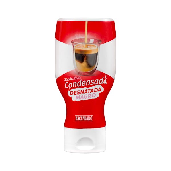 Leche condensada desnatada Hacendado mercadona