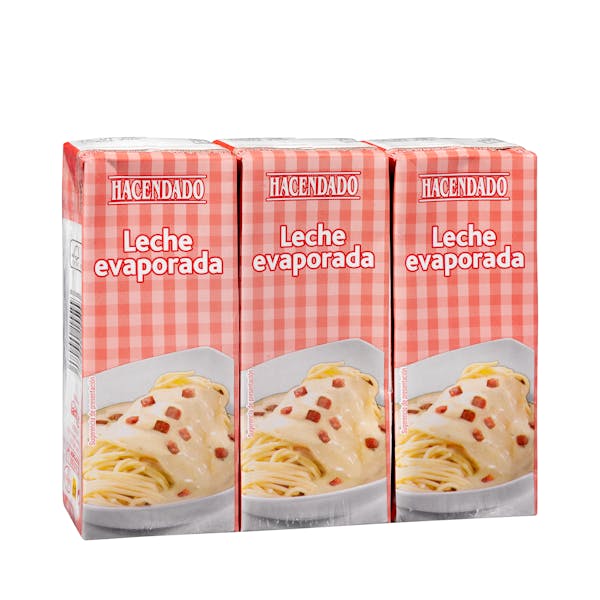 Leche evaporada Hacendado mercadona