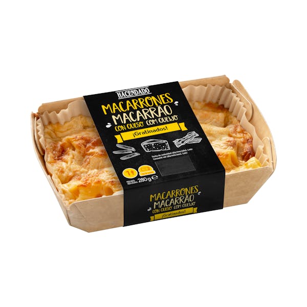 Macarrones con queso Hacendado mercadona