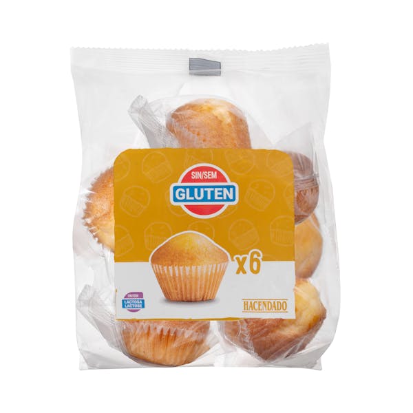 Magdalenas sin gluten Hacendado mercadona