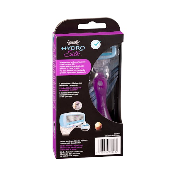 Maquinilla depilación recargable Wilkinson Hydro Silk 5 hojas mercadona