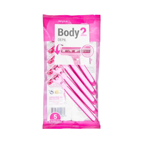 Maquinillas depilación desechables Deliplus Body 2 hojas mercadona