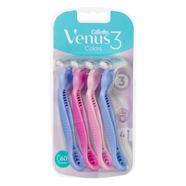 Maquinillas depilación desechables Gillette Venus Colors 3 hojas mercadona