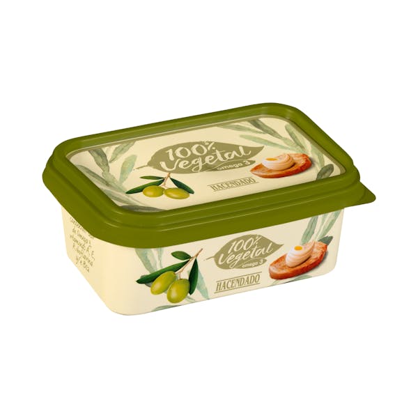Margarina 100% vegetal Hacendado mercadona
