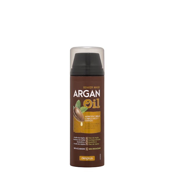 Mascarilla sin aclarado Argan Oil Deliplus cabello seco y dañado mercadona