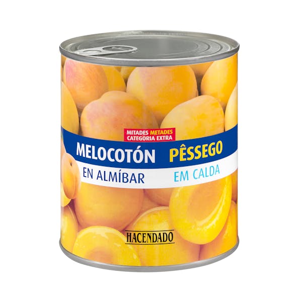 Melocotón en almíbar Hacendado mercadona