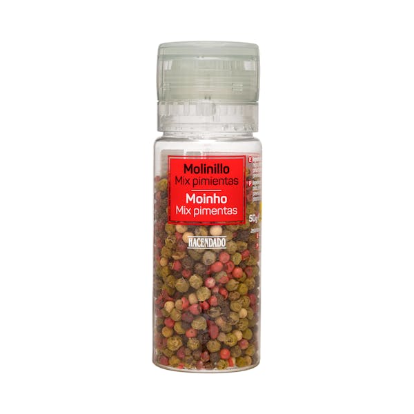 Molinillo mix pimientas Hacendado mercadona