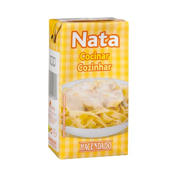 Nata ligera para cocinar Hacendado mercadona