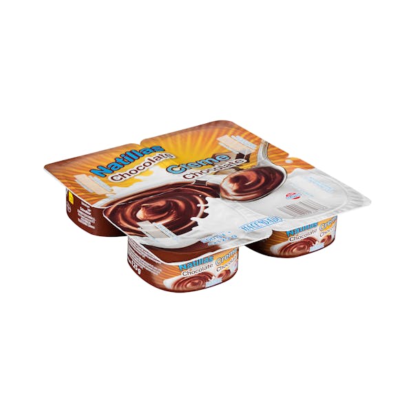Natillas de chocolate con leche Hacendado mercadona