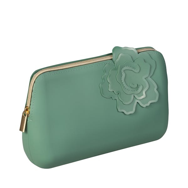 Neceser verde flor mediano Uahuu mercadona