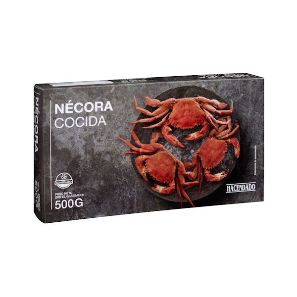 Nécora cocida Hacendado congelada mercadona