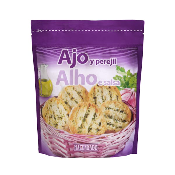 Pan tostado con ajo y perejil Hacendado mercadona