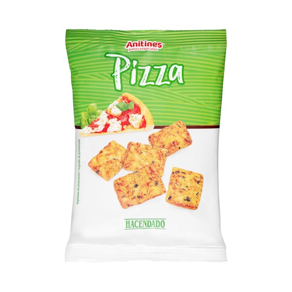 Panes especiales sabor pizza con queso Hacendado mercadona