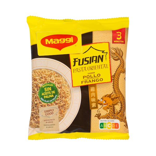 Pasta oriental sabor pollo Maggi mercadona
