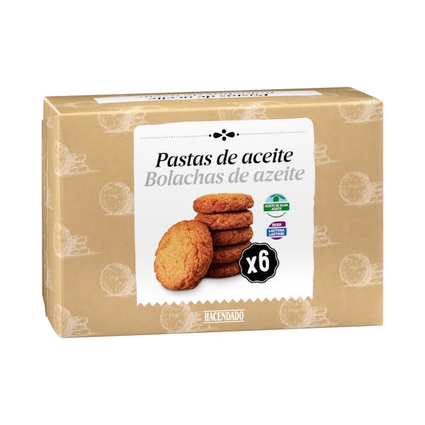 Pastas de aceite Hacendado mercadona