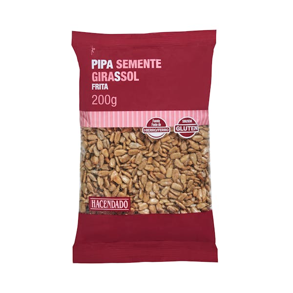 Pipas de girasol fritas Hacendado peladas mercadona