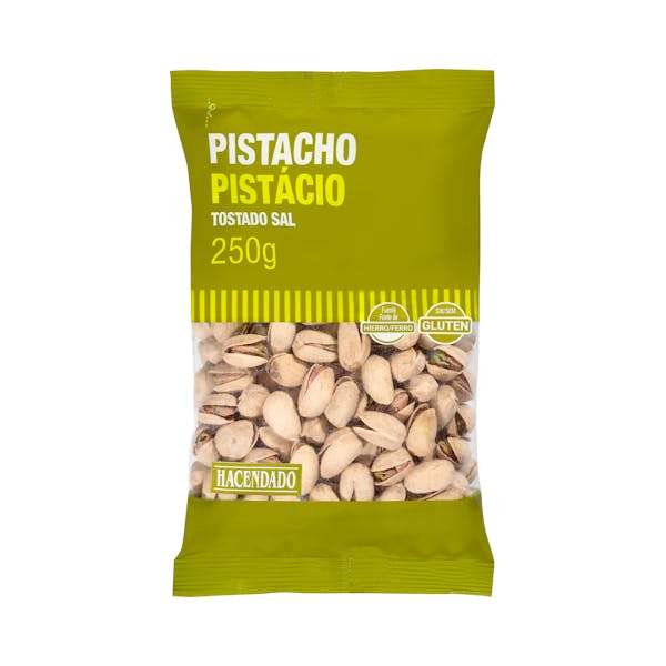 Pistacho tostado Hacendado con sal mercadona