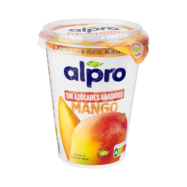 Postre de soja sabor mango Alpro sin azúcares añadidos mercadona