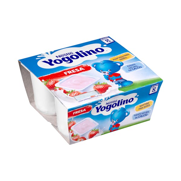 Postre lácteo infantil de fresa Yogolino +8 meses mercadona