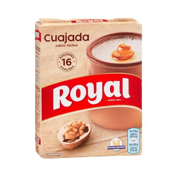 Preparado en polvo cuajada azucarada Royal sabor lácteo mercadona